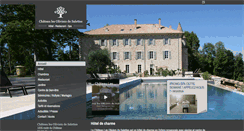 Desktop Screenshot of chateau-lesoliviers.com