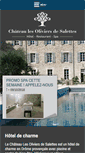Mobile Screenshot of chateau-lesoliviers.com
